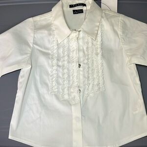 Kids NWT Theory Snap Up Dress Shirt Size 6-12 Months
